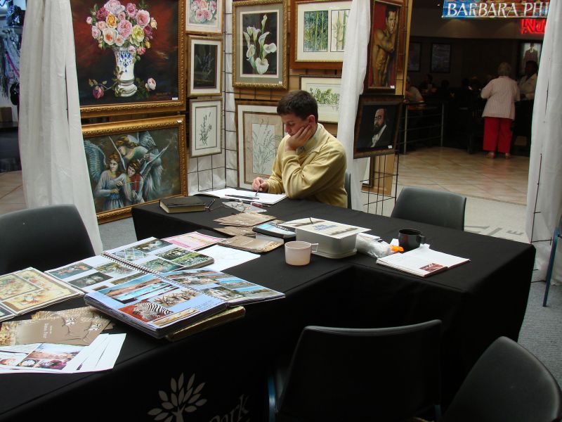 John drawing. PE,Walmer Park Exhibition '09